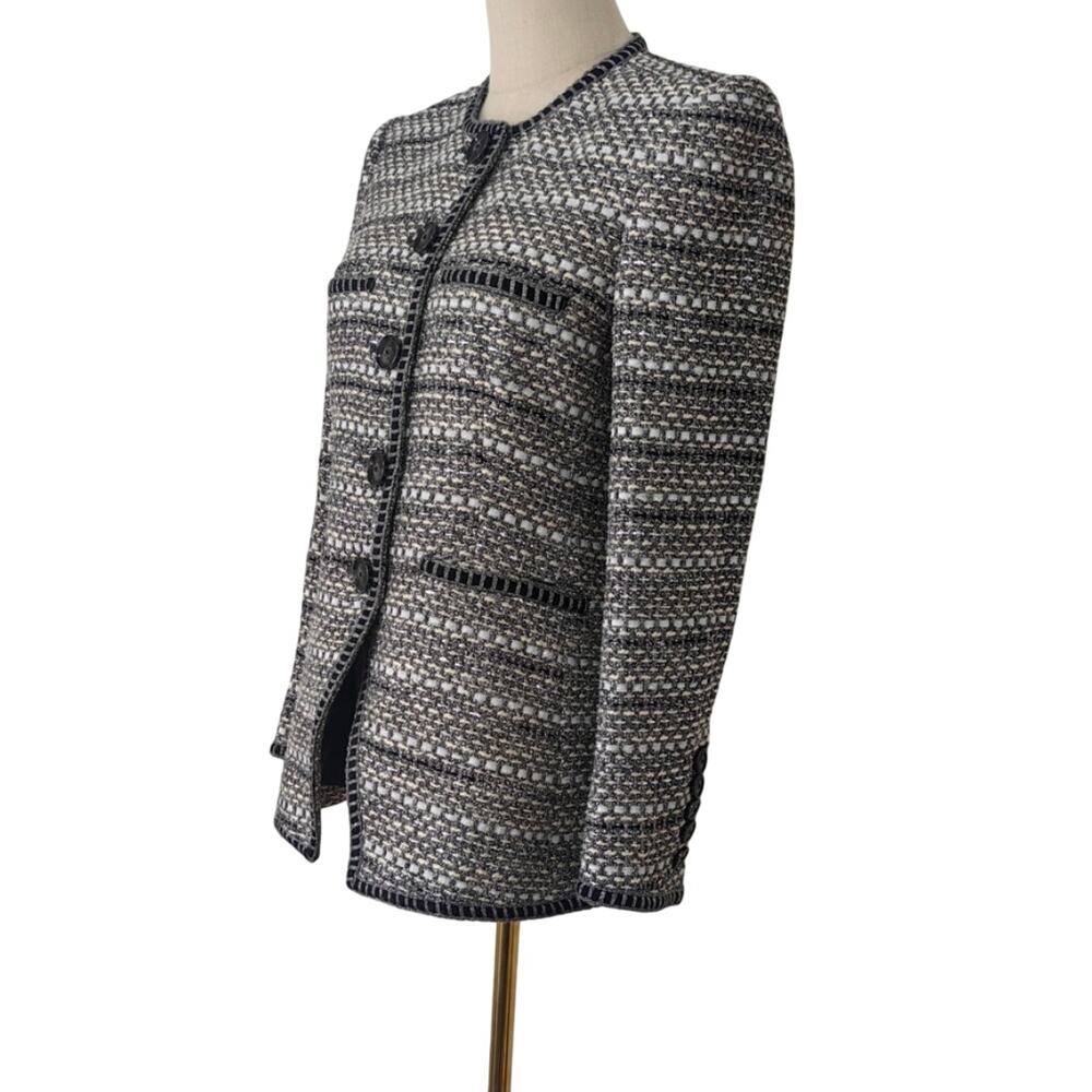 Veronica Beard Alessia Tailored Tweed Jacket 10 - Picture 8 of 12